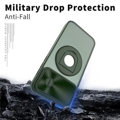 Style A For iPhone 14 Pro Max Magnetic Case Kickstand Hard PC Slide Lens Protection Phone Cover