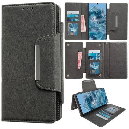 For Google Pixel 7 Pro 5G Leather Case Detachable 2-in-1 Design Stand Wallet Phone Cover