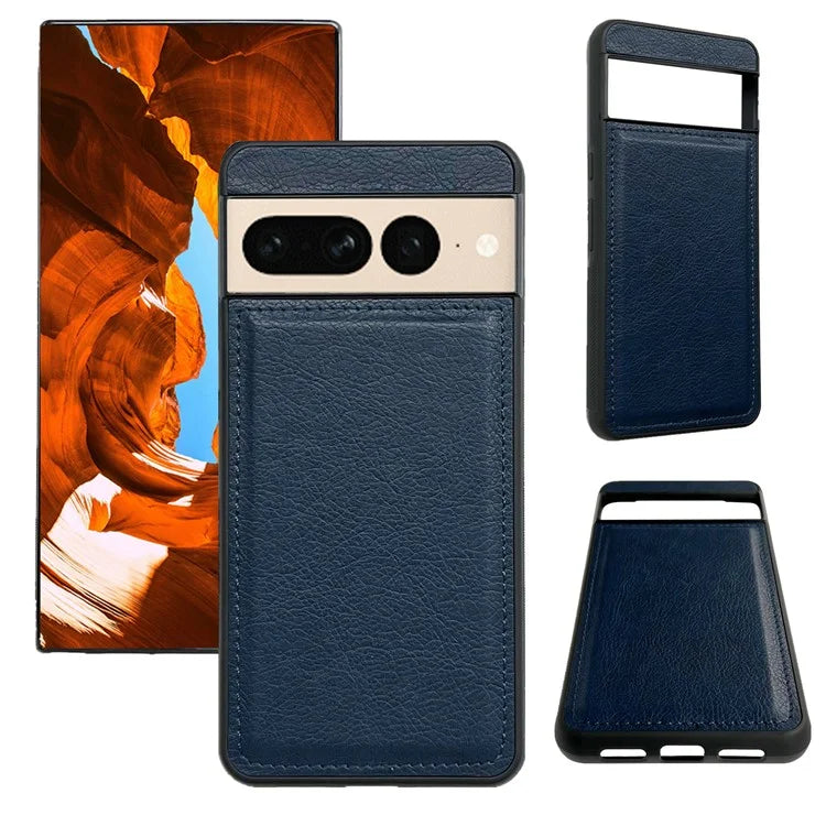 For Google Pixel 7 Pro 5G Leather Case Detachable 2-in-1 Design Stand Wallet Phone Cover