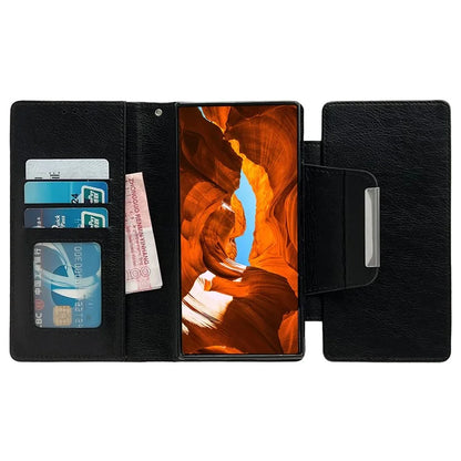 For Samsung Galaxy S22 Ultra 5G Magnetic Case Stand Leather Detachable 2-in-1 Design Phone Shell