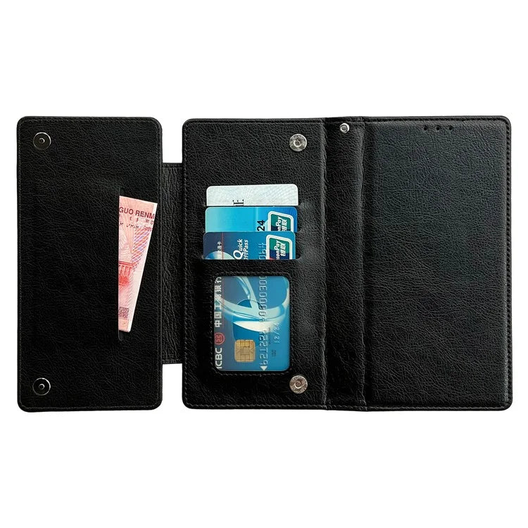 For Samsung Galaxy S22 Ultra 5G Magnetic Case Stand Leather Detachable 2-in-1 Design Phone Shell