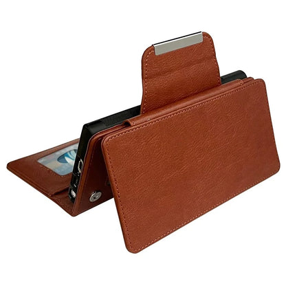 For Samsung Galaxy S22 Ultra 5G Magnetic Case Stand Leather Detachable 2-in-1 Design Phone Shell