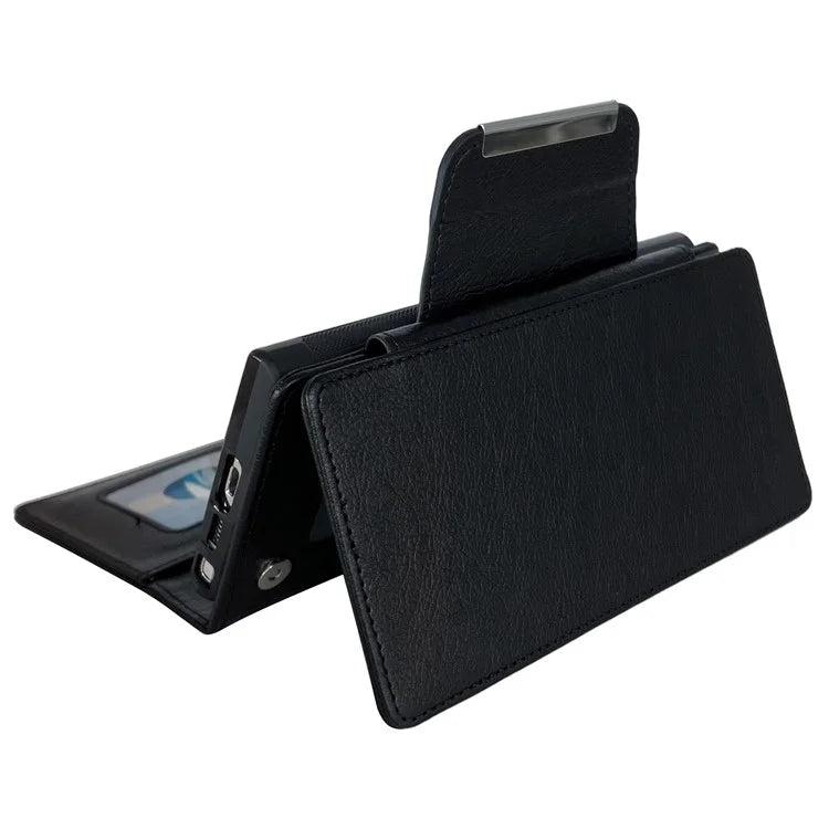 For Samsung Galaxy S21 Ultra 5G Wallet Phone Case Detachable 2-in-1 Design Leather Flip Cover