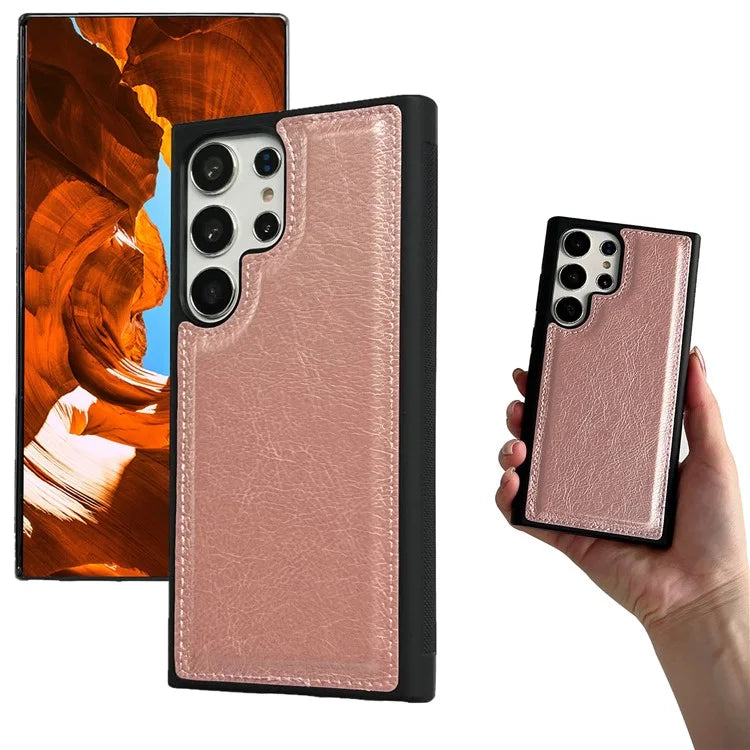 For Samsung Galaxy S21 Ultra 5G Wallet Phone Case Detachable 2-in-1 Design Leather Flip Cover