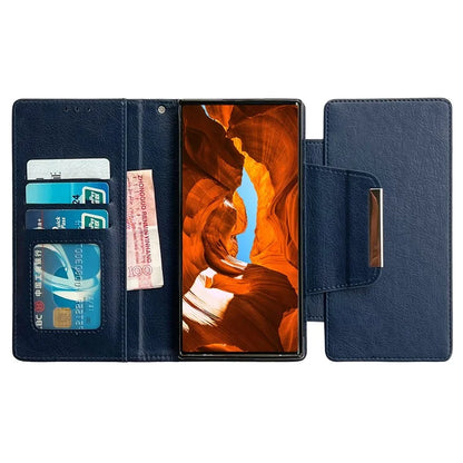 For Samsung Galaxy S21 Ultra 5G Wallet Phone Case Detachable 2-in-1 Design Leather Flip Cover