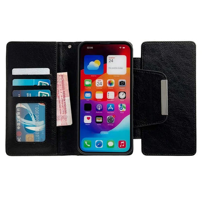 For iPhone 13 Wallet Case Detachable 2-in-1 Shockproof Leather Phone Cover