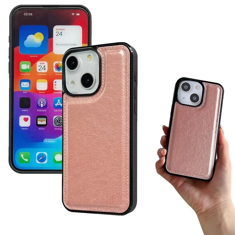 For iPhone 13 Wallet Case Detachable 2-in-1 Shockproof Leather Phone Cover