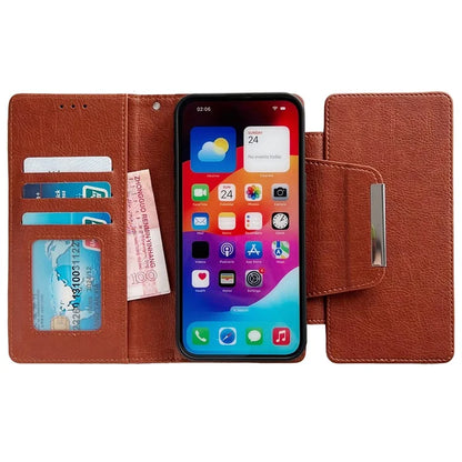 For iPhone 13 Wallet Case Detachable 2-in-1 Shockproof Leather Phone Cover