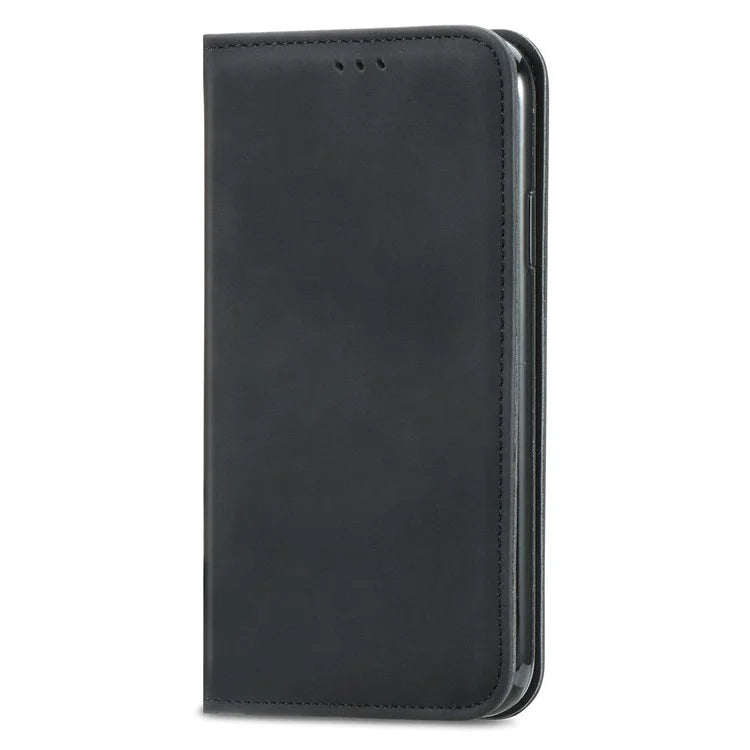 For Motorola Moto E14 4G / G04 4G / G04s 4G / G24 4G Case PU Leather Skin-Touch Stand Phone Cover