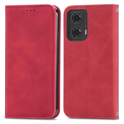 For Motorola Moto E14 4G / G04 4G / G04s 4G / G24 4G Case PU Leather Skin-Touch Stand Phone Cover