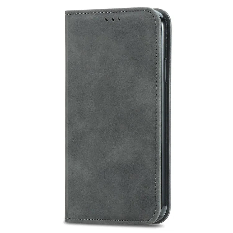For Motorola Moto E14 4G / G04 4G / G04s 4G / G24 4G Case PU Leather Skin-Touch Stand Phone Cover