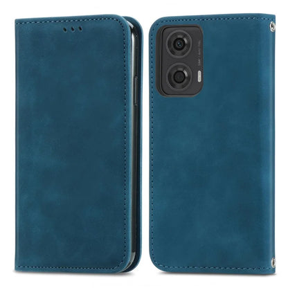 For Motorola Moto E14 4G / G04 4G / G04s 4G / G24 4G Case PU Leather Skin-Touch Stand Phone Cover