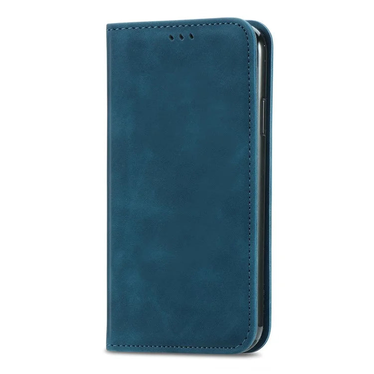 For Motorola Moto E14 4G / G04 4G / G04s 4G / G24 4G Case PU Leather Skin-Touch Stand Phone Cover