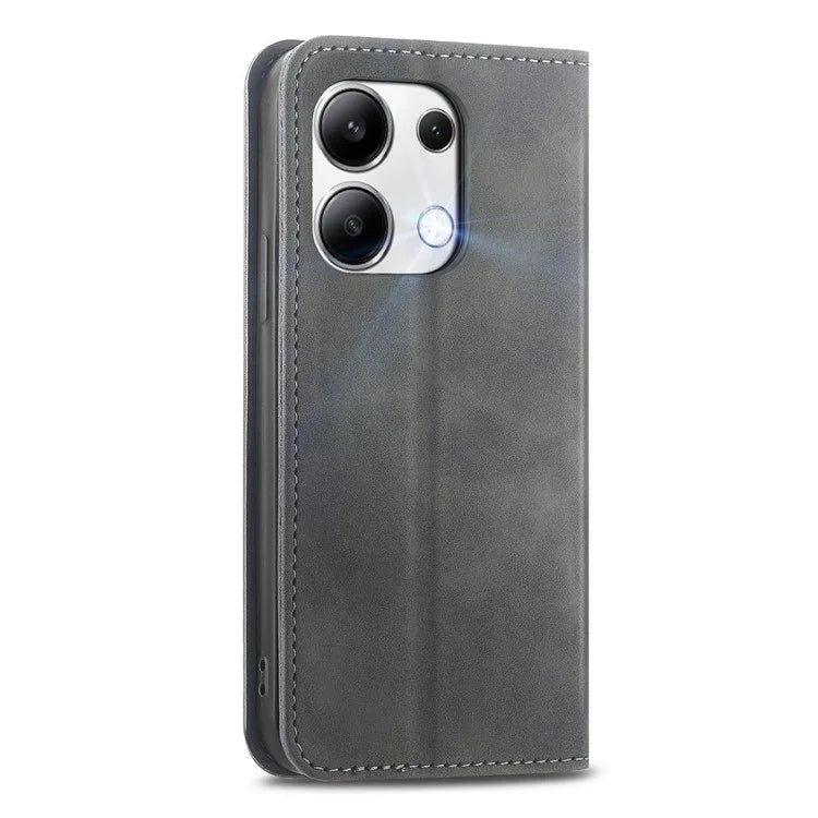 For Xiaomi Redmi Note 13 5G Wholesale Phone Cases Magnetic PU Leather Stand Mobile Phone Cover