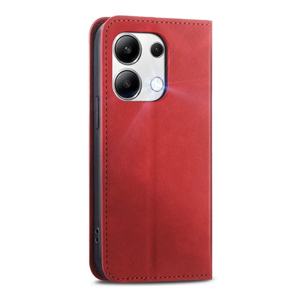 For Xiaomi Redmi Note 13 4G Case PU Leather Fully Wrapped Skin-touch Phone Cover