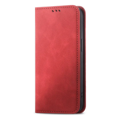 For Xiaomi Redmi Note 13 Pro 4G / Poco M6 Pro 4G Phone Case Magnetic Closing Skin-touch Leather Cover