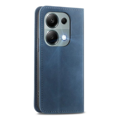 For Xiaomi Redmi Note 13 Pro 4G / Poco M6 Pro 4G Phone Case Magnetic Closing Skin-touch Leather Cover