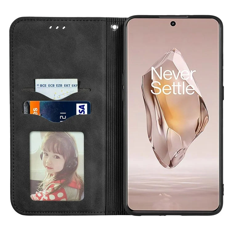 For Xiaomi Redmi Note 13 Pro 4G / Poco M6 Pro 4G Phone Case Magnetic Closing Skin-touch Leather Cover