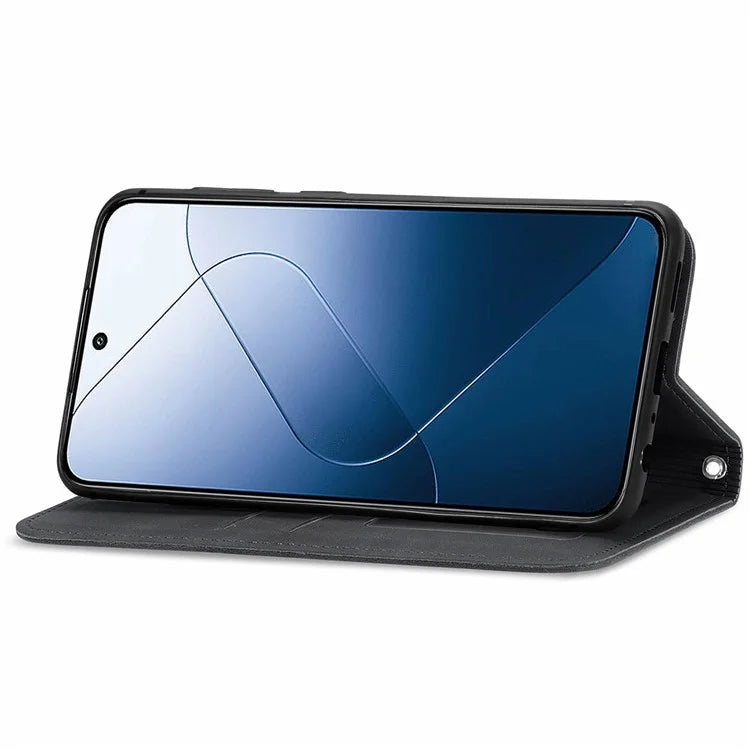 For Xiaomi 14 Phone Case Magnetic Auto Closing Shockproof Leather Stand Cover
