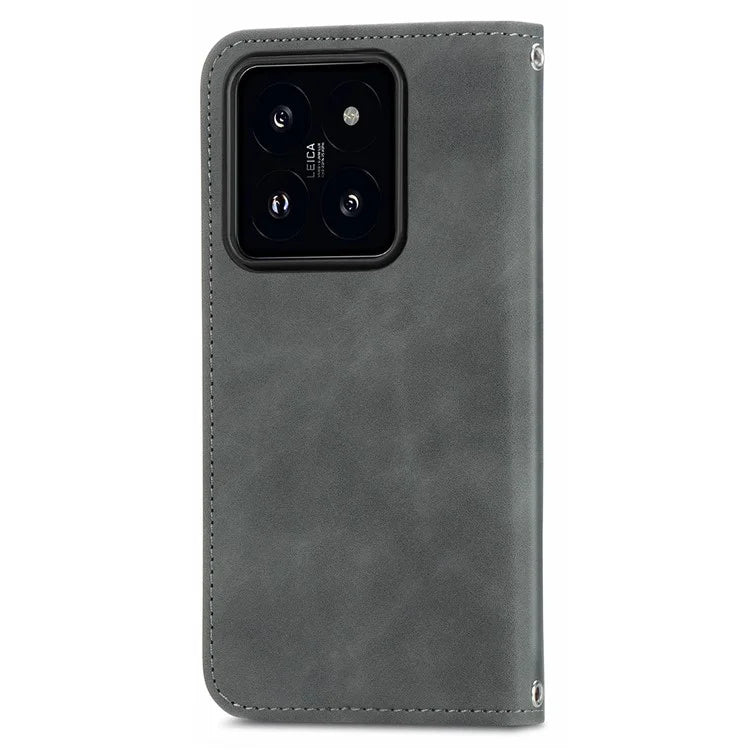 For Xiaomi 14 Phone Case Magnetic Auto Closing Shockproof Leather Stand Cover