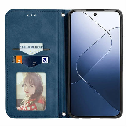 For Xiaomi 14 Phone Case Magnetic Auto Closing Shockproof Leather Stand Cover