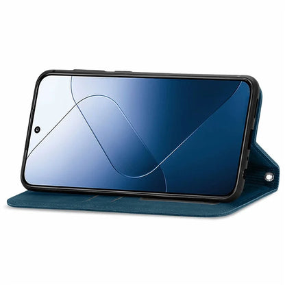 For Xiaomi 14 Phone Case Magnetic Auto Closing Shockproof Leather Stand Cover