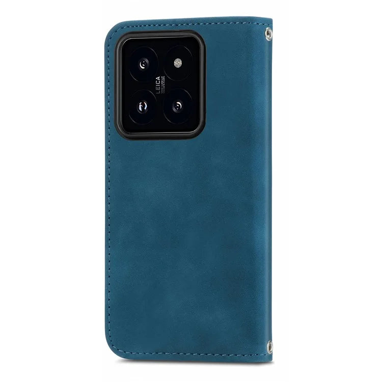 For Xiaomi 14 Phone Case Magnetic Auto Closing Shockproof Leather Stand Cover