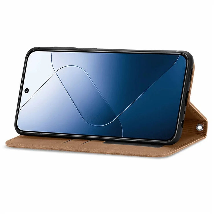 For Xiaomi 14 Phone Case Magnetic Auto Closing Shockproof Leather Stand Cover