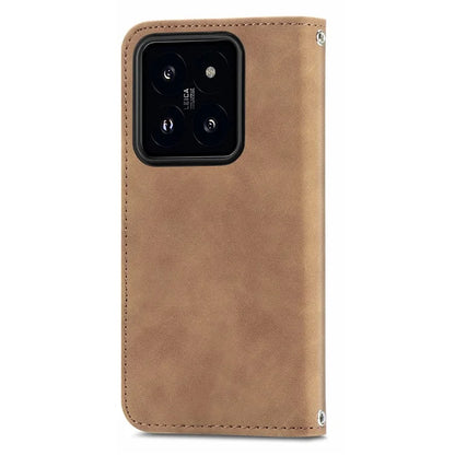 For Xiaomi 14 Phone Case Magnetic Auto Closing Shockproof Leather Stand Cover