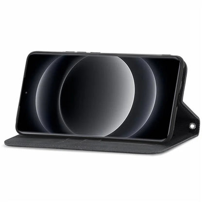For Xiaomi 14 Ultra Magnetic Case PU Leather Skin-touch Phone Stand Cover