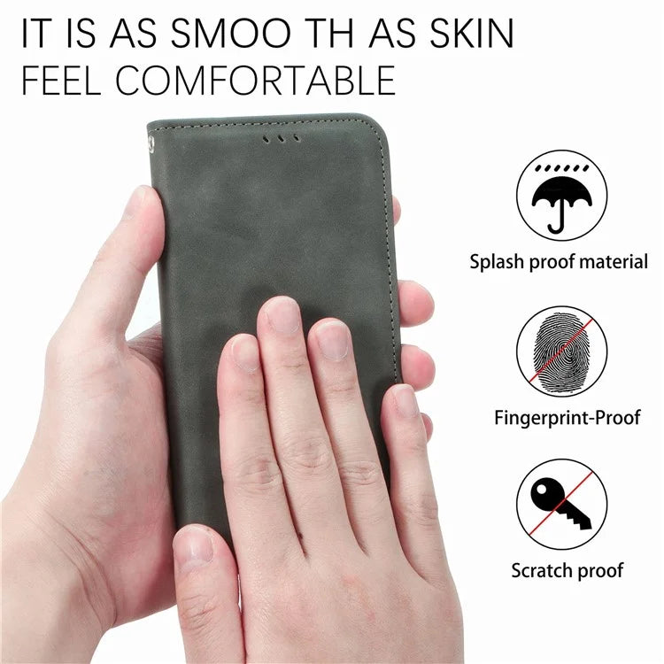 For Google Pixel 9 / Pixel 9 Pro Cell Phone Case Retro Magnetic Auto Closing Card Holder Leather Stand Cover