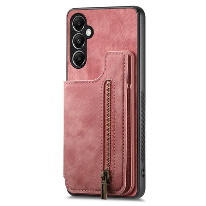 D15 For Samsung Galaxy A05s 4G Case Retro Leather+TPU Card Holder Kickstand Phone Cover
