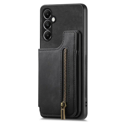 D15 For Samsung Galaxy A05s 4G Case Retro Leather+TPU Card Holder Kickstand Phone Cover