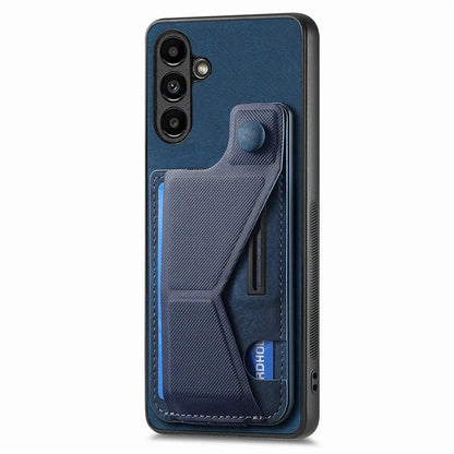 D13 For Samsung Galaxy A05s 4G Case Retro PU+TPU K-shaped Slide  Kickstand Phone Shell with Card Slot