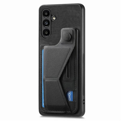 D13 For Samsung Galaxy A25 5G (Global) (161.0 x 76.5 x 8.3mm) Case Retro PU+TPU Kickstand Phone Shell with Card Slot