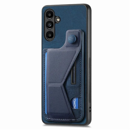 D13 For Samsung Galaxy A25 5G (Global) (161.0 x 76.5 x 8.3mm) Case Retro PU+TPU Kickstand Phone Shell with Card Slot