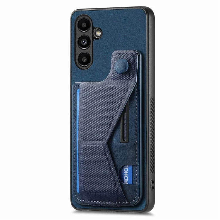 D13 For Samsung Galaxy A14 5G / A14 4G Cell Phone Cases Retro K-shaped Slide Kickstand Shell