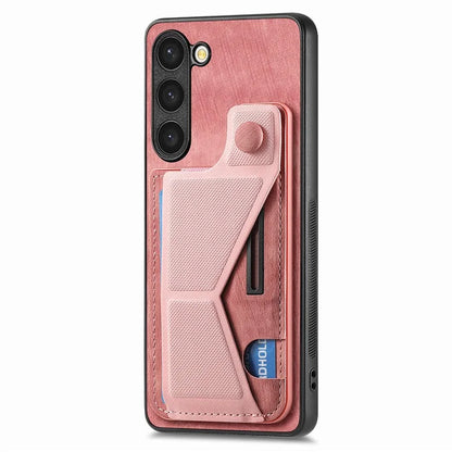 D13 For Samsung Galaxy S23+ Case PU Leather+TPU Card Holder Slots Kickstand Back Cover