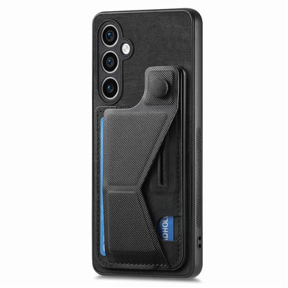 D13 For Samsung Galaxy S23 FE Case Retro Leather+TPU Back Card Holder Phone Cover