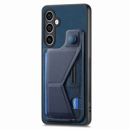 D13 For Samsung Galaxy S23 FE Case Retro Leather+TPU Back Card Holder Phone Cover