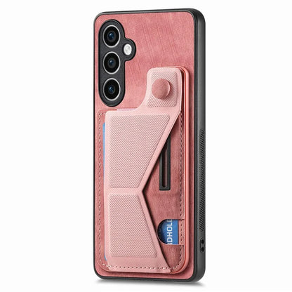 D13 For Samsung Galaxy S23 FE Case Retro Leather+TPU Back Card Holder Phone Cover