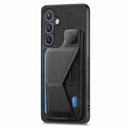 D13 For Samsung Galaxy S24+ Case Retro Leather+TPU Kickstand Cover with Card Holder