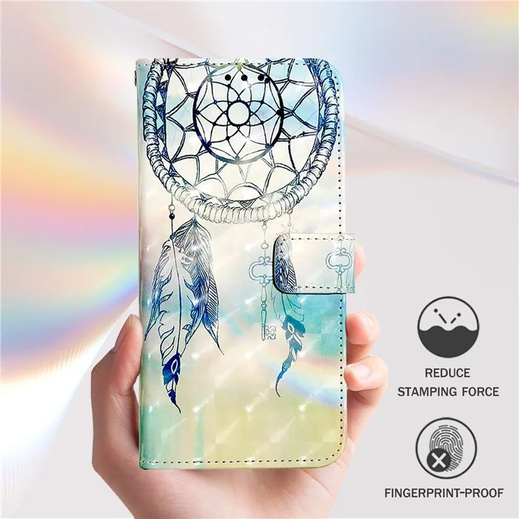 YB Pattern Printing Leather Series-2 For iPhone SE (2024) Protective Case with Hand Strap