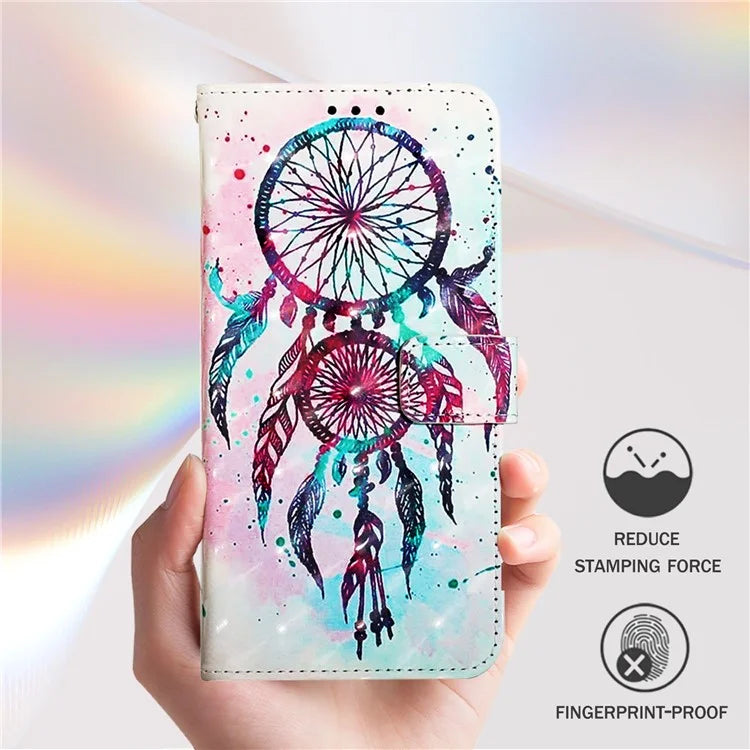 YB Pattern Printing Leather Series-2 For iPhone SE (2024) Protective Case with Hand Strap