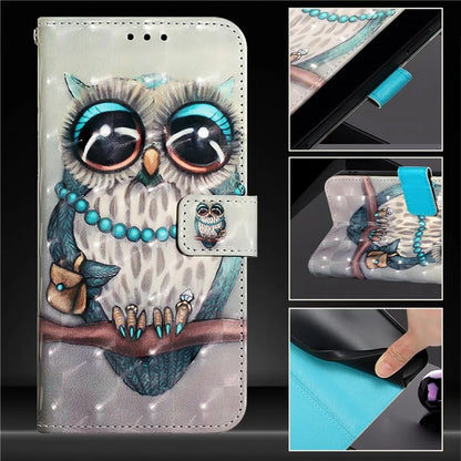 YB Pattern Printing Leather Series-2 For iPhone SE (2024) Protective Case with Hand Strap