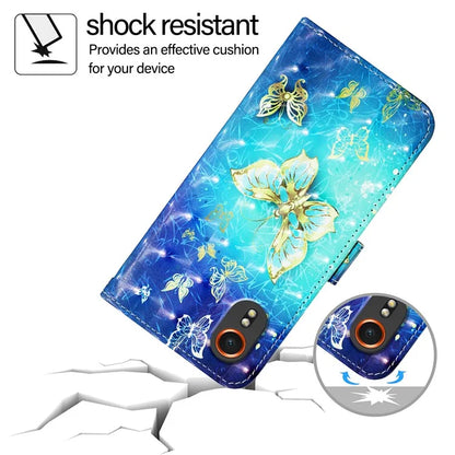 YB Pattern Printing Leather Series-2 For Samsung Galaxy Xcover7 Case Magnetic Card Slots Protective Shell