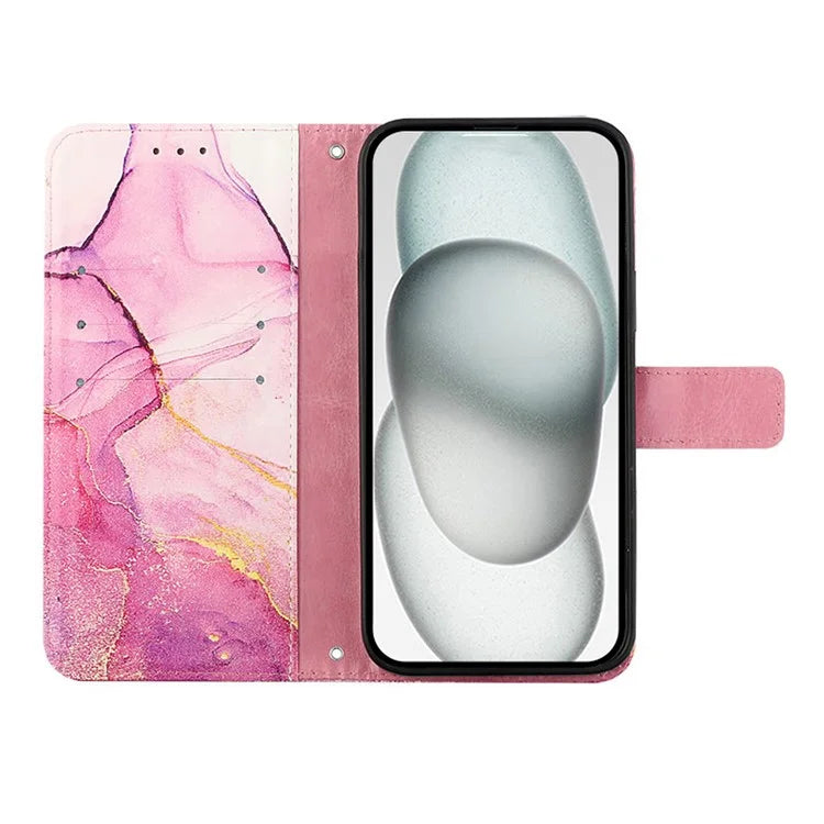 For Samsung Galaxy Z Fold6 5G Case with Strap Leather Wallet Phone Cover