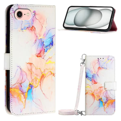 For Samsung Galaxy Z Fold6 5G Case with Strap Leather Wallet Phone Cover