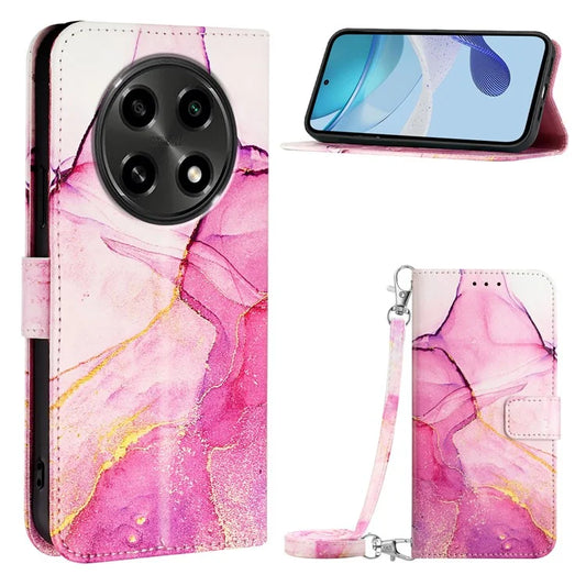 For Oppo A2 Pro 5G / A3 Pro (China) 5G Wallet Case Anti-Drop Leather Phone Cover with Strap
