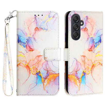For Samsung Galaxy M55 5G / C55 5G / F55 5G Case Leather Wallet Phone Cover with Strap